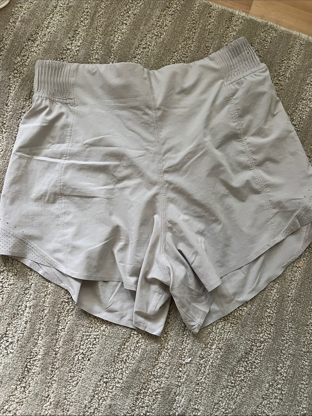 lululemon athletica Light Gray Layered Athletic Shorts